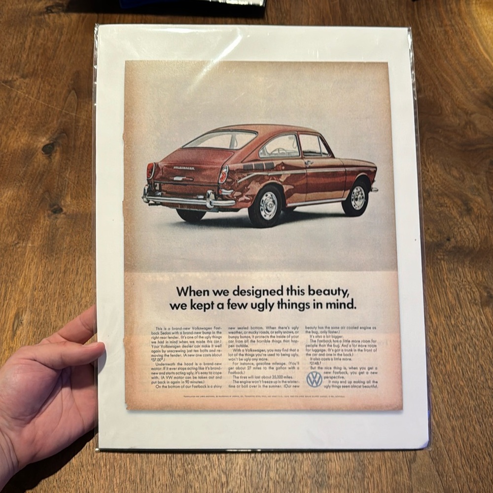 VW KARMANN GHIA Poster